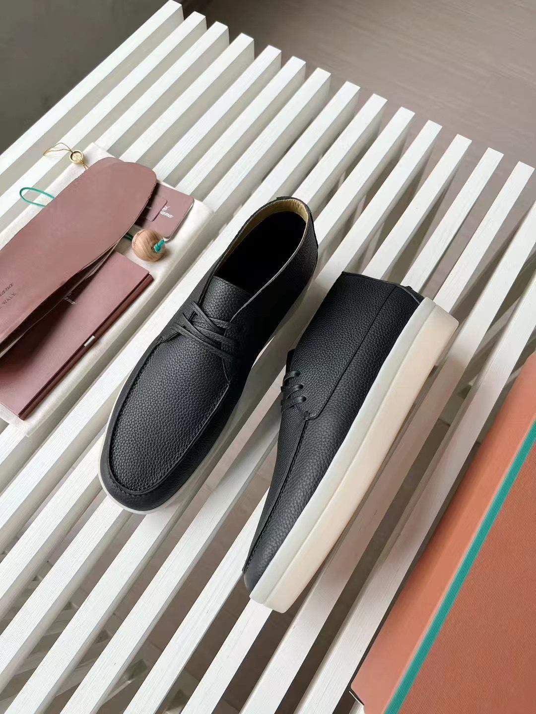 Best Quality Replica Loro Piana Walk and Walk Ankle Boot - Image 3