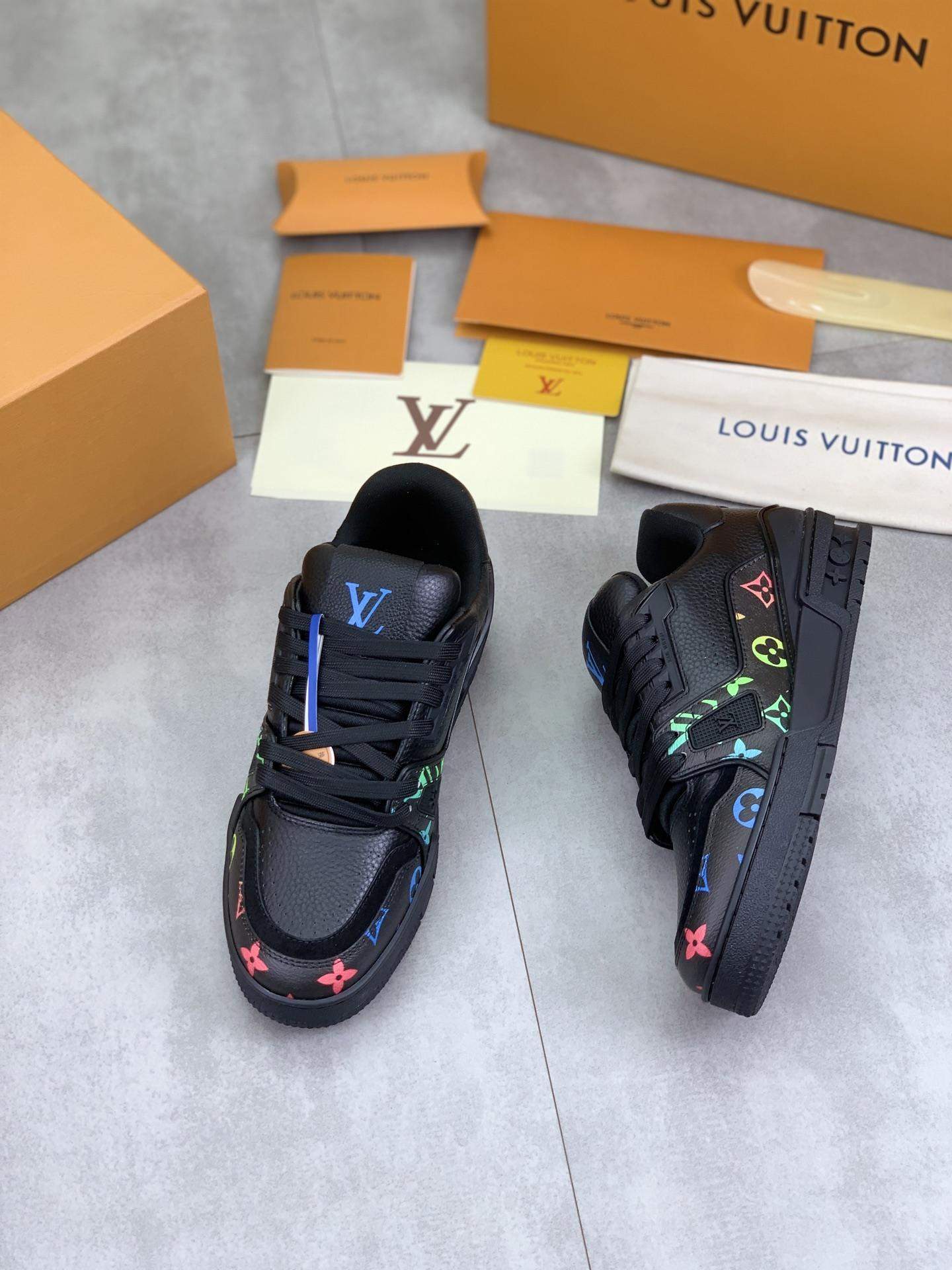 Luxury Replica Louis Vuitton Tenis LV Trainer - Image 3
