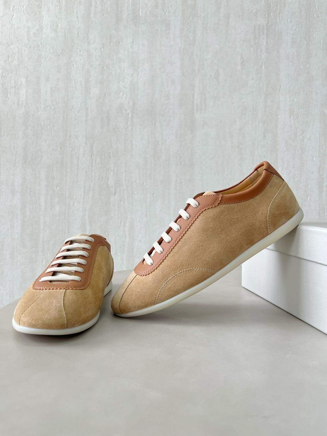 High Quality Brunello Cucinelli Washed Suede Replica Sneakers - Image 5