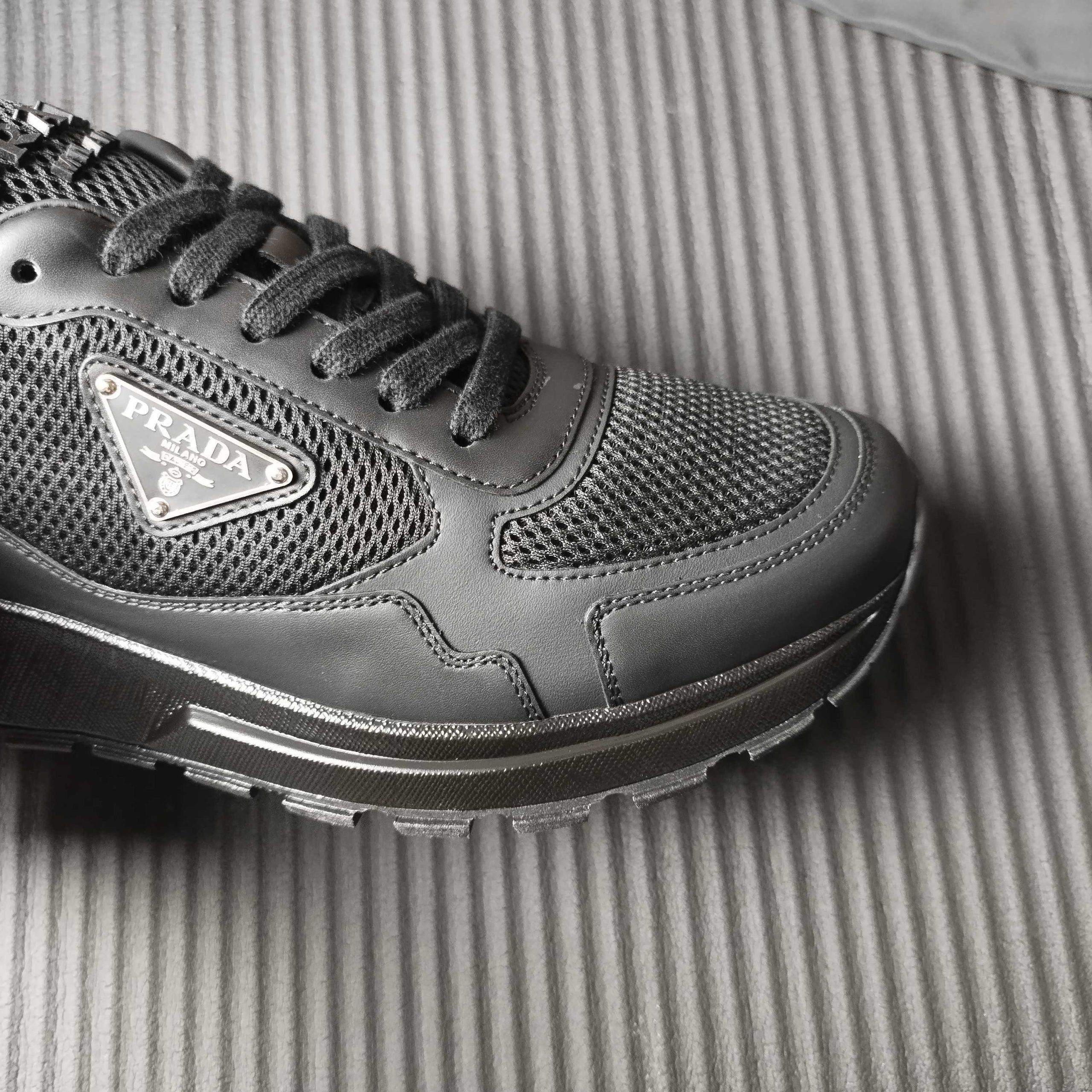 Shop Prada Prax 2.0 Fabric Replica Sneakers - Image 7