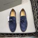 Luxury Replica Brunello Cucinelli Suede Loafers With Tassels