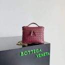 Deluxe Bottega Veneta Small Soft Replica Vanity - Burgundy