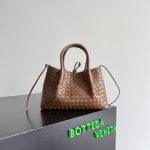 Copy Bottega Veneta Small Pinacoteca Replica Bag - Brown