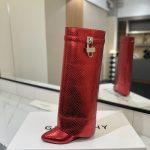Exclusive Givenchy Shark Lock Replica Boots In Python
