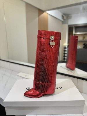 Exclusive Givenchy Shark Lock Replica Boots In Python