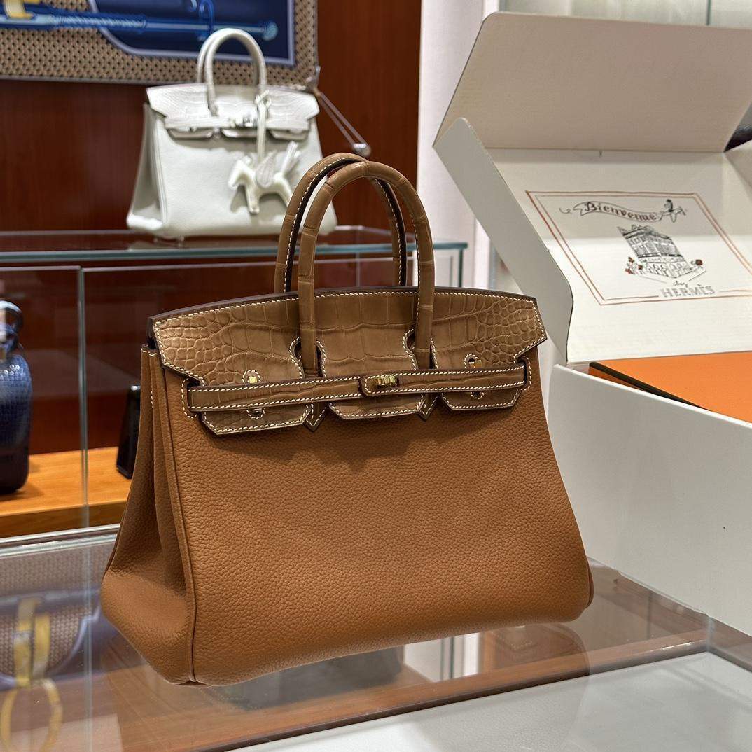 Luxury Hermes Birkin Touch 25 cm Replica Bag In Togo Leather With Gold-Tone Metal