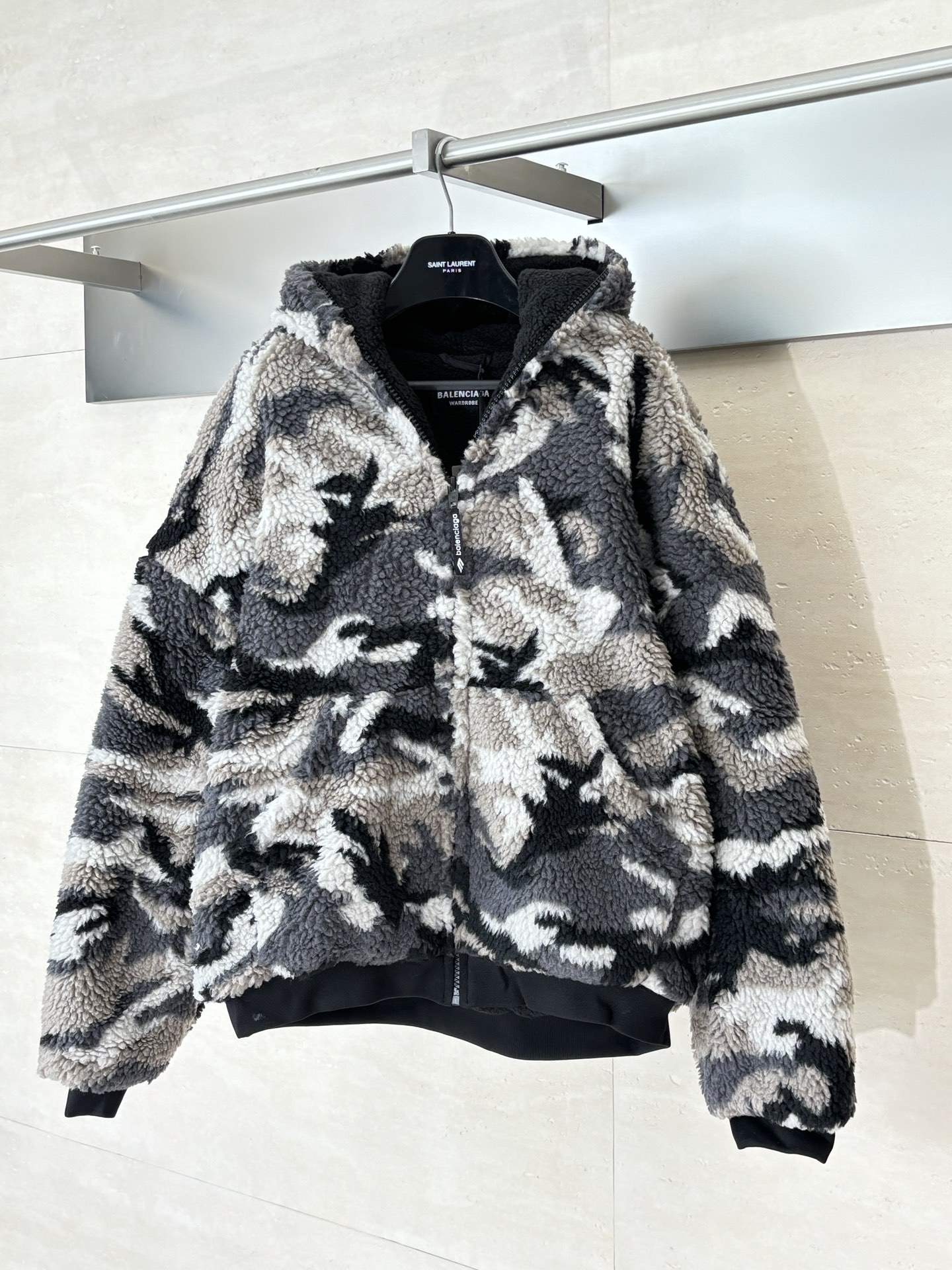 Top Grade Balenciaga Ski Zip-Up Replica Hoodie