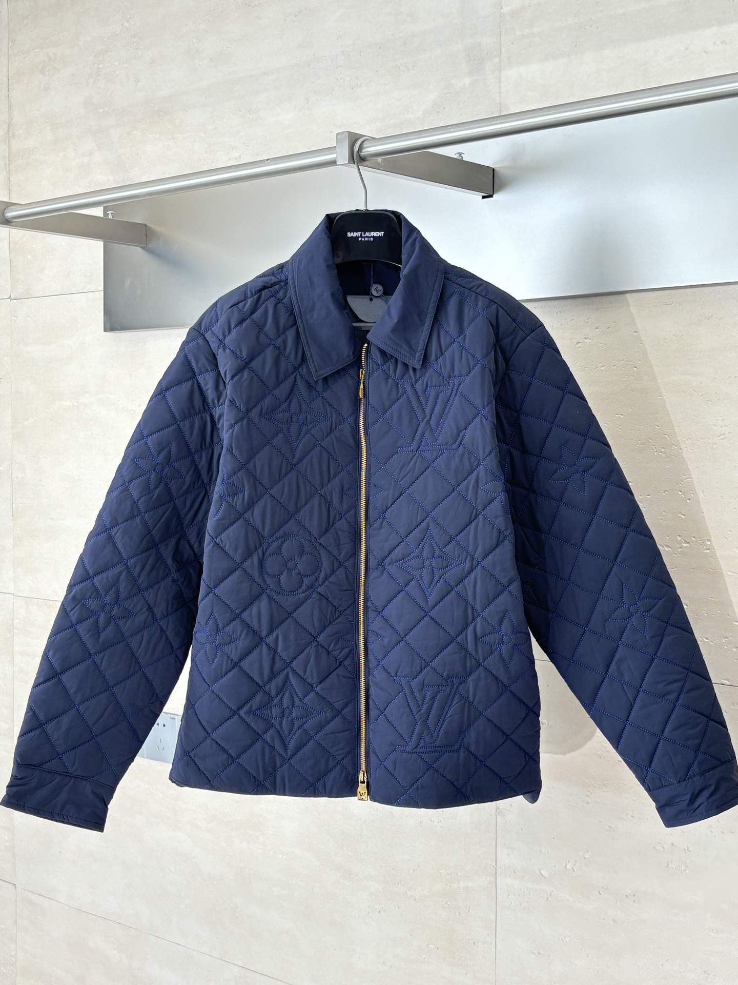Luxury Replica Louis Vuitton Quilted Monogram Overshirt