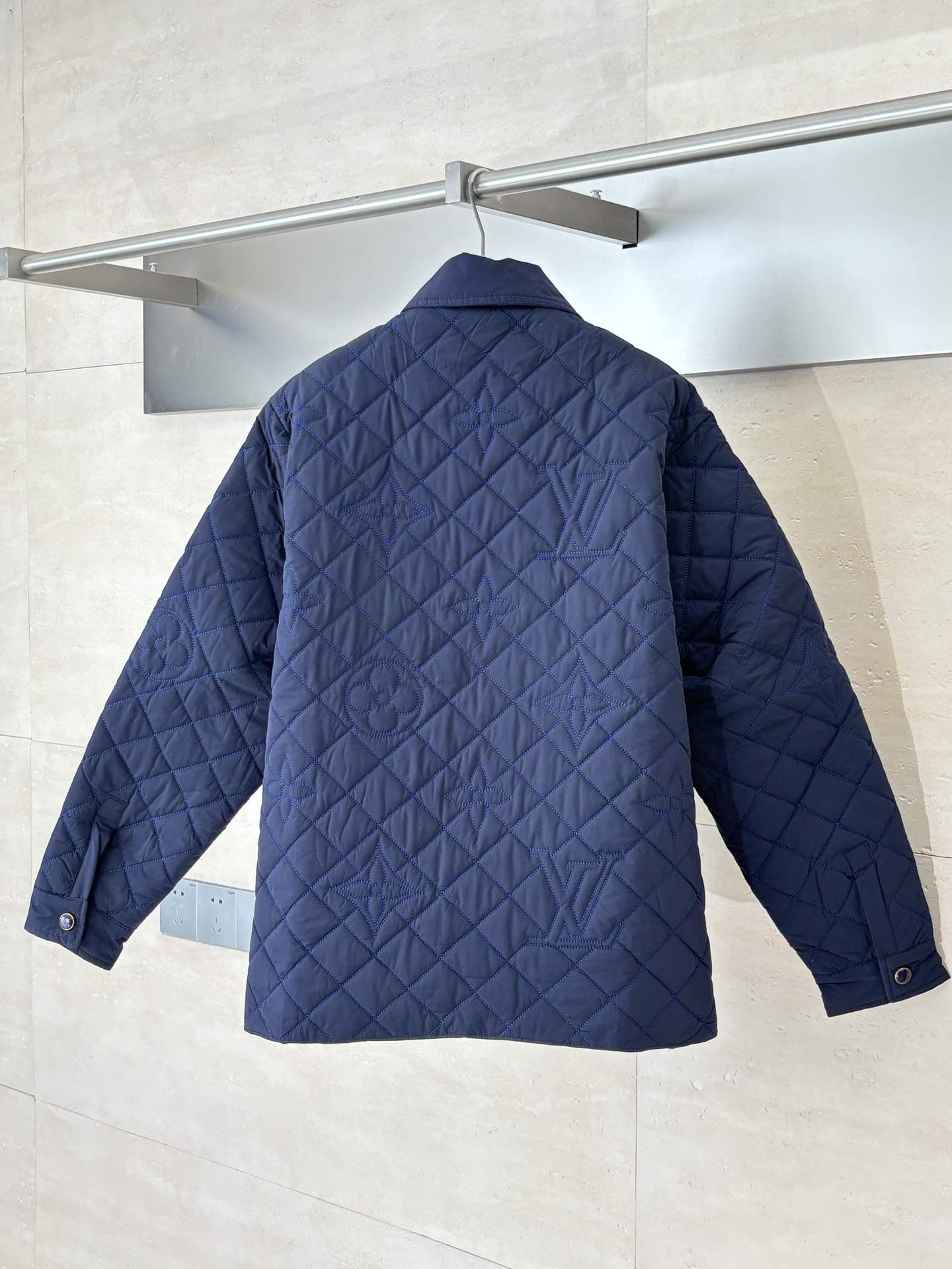 Luxury Replica Louis Vuitton Quilted Monogram Overshirt - Image 2