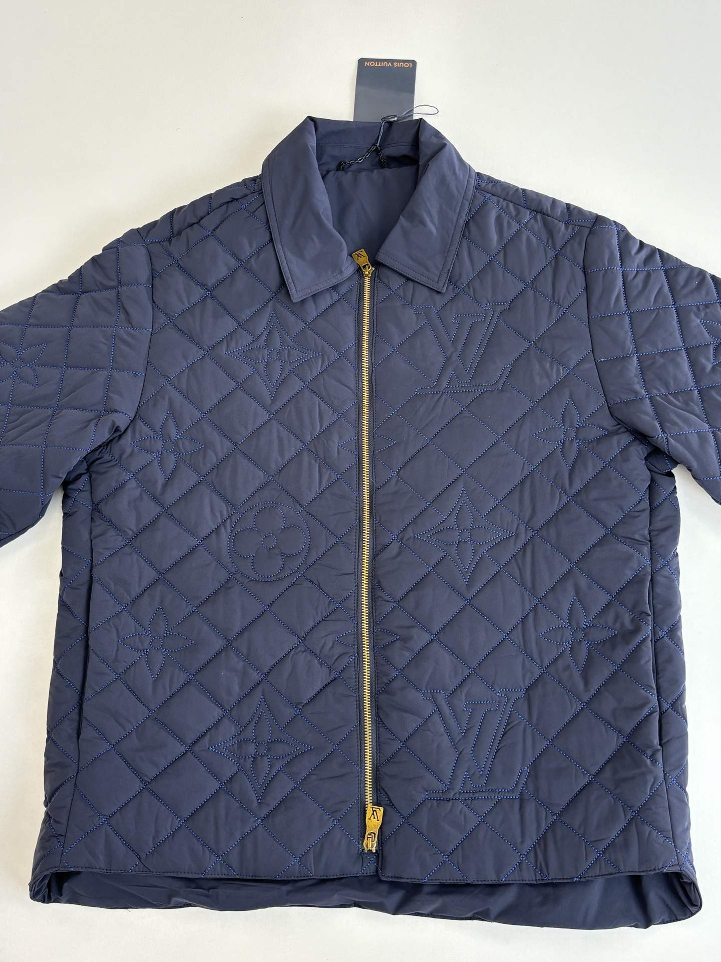 Luxury Replica Louis Vuitton Quilted Monogram Overshirt - Image 3