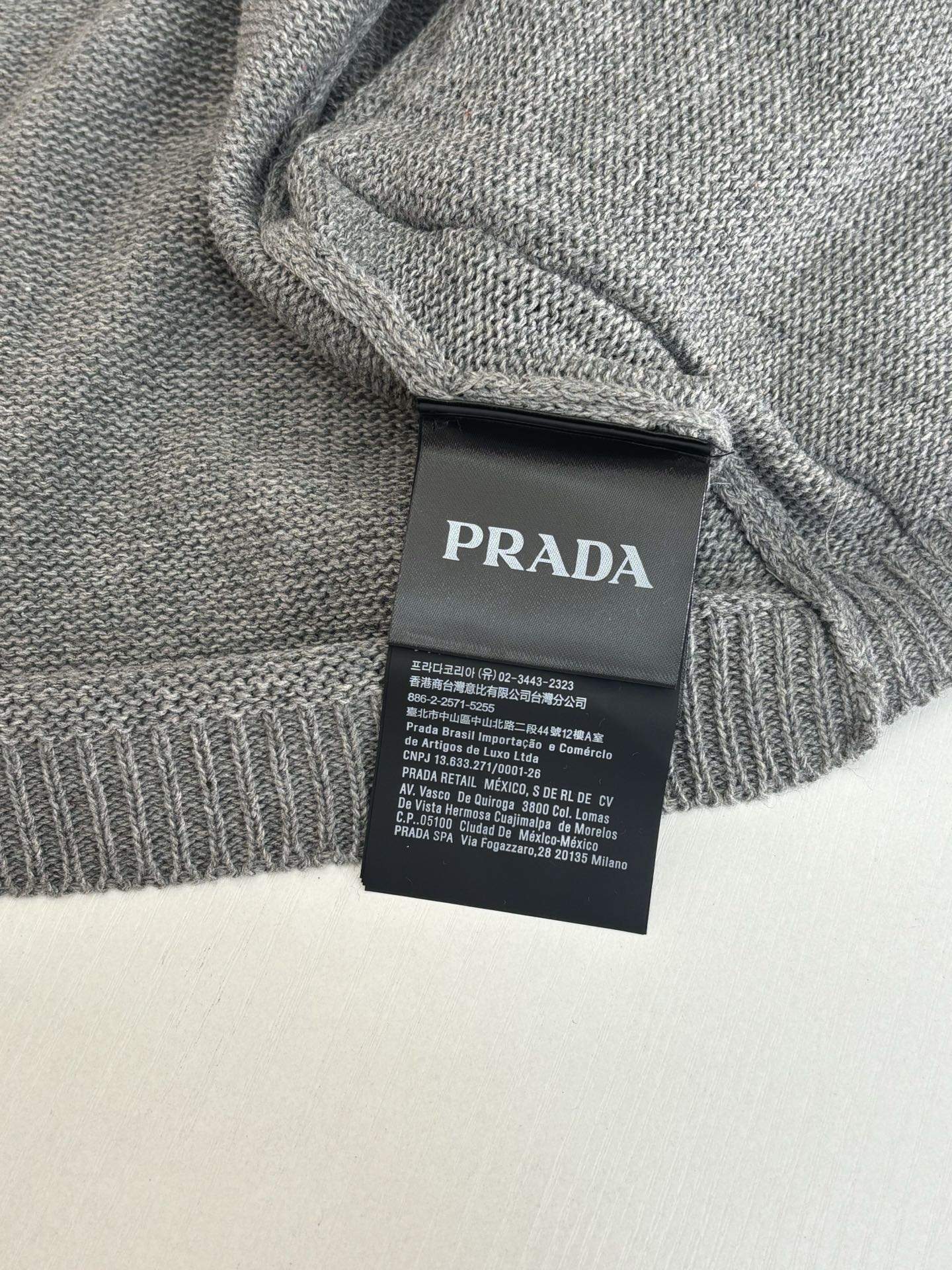 Elite Prada Flap-pocket Shetland Wool Replica Vest - Image 8