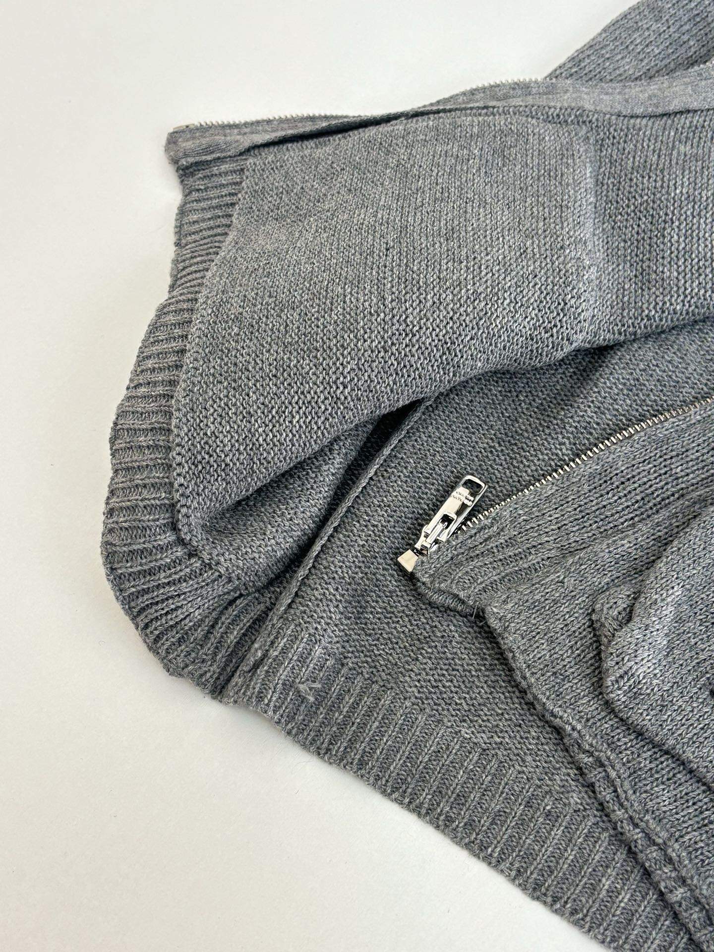 Elite Prada Flap-pocket Shetland Wool Replica Vest - Image 7