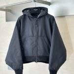 Mirror Quality Balenciaga Hooded Replica Bomber