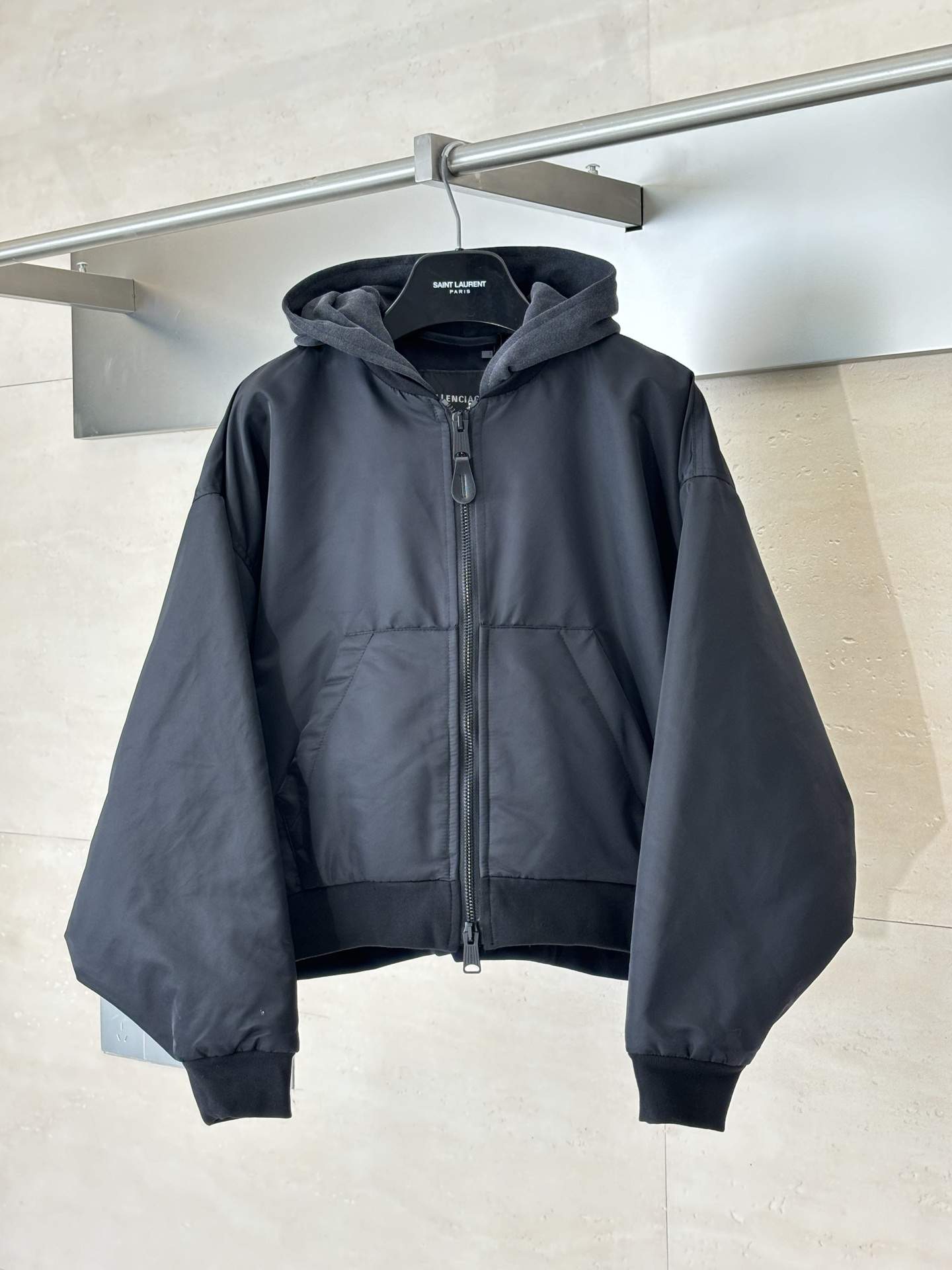 Mirror Quality Balenciaga Hooded Replica Bomber