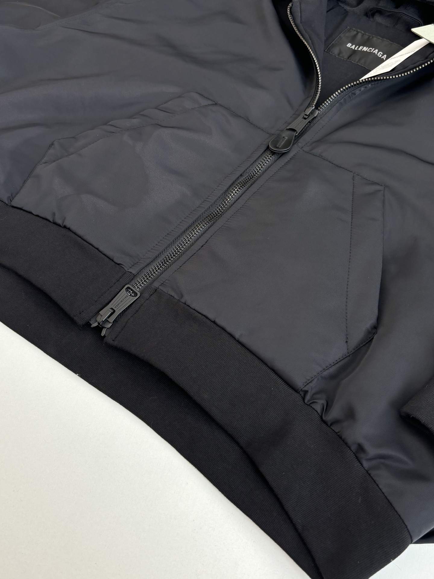 Mirror Quality Balenciaga Hooded Replica Bomber - Image 9