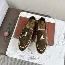 Premium Loro Piana Summer Charms Walk Replica Loafer - Dark Brown