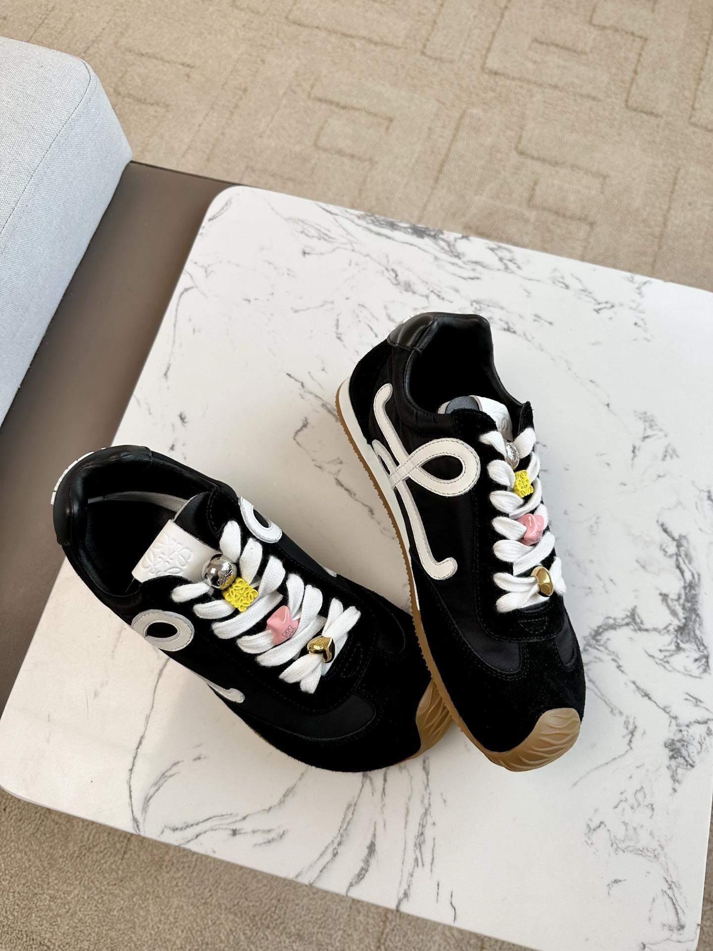 Luxury Replica Loewe Ballet Runner 2.0 In Nylon And Calfskin - Image 3