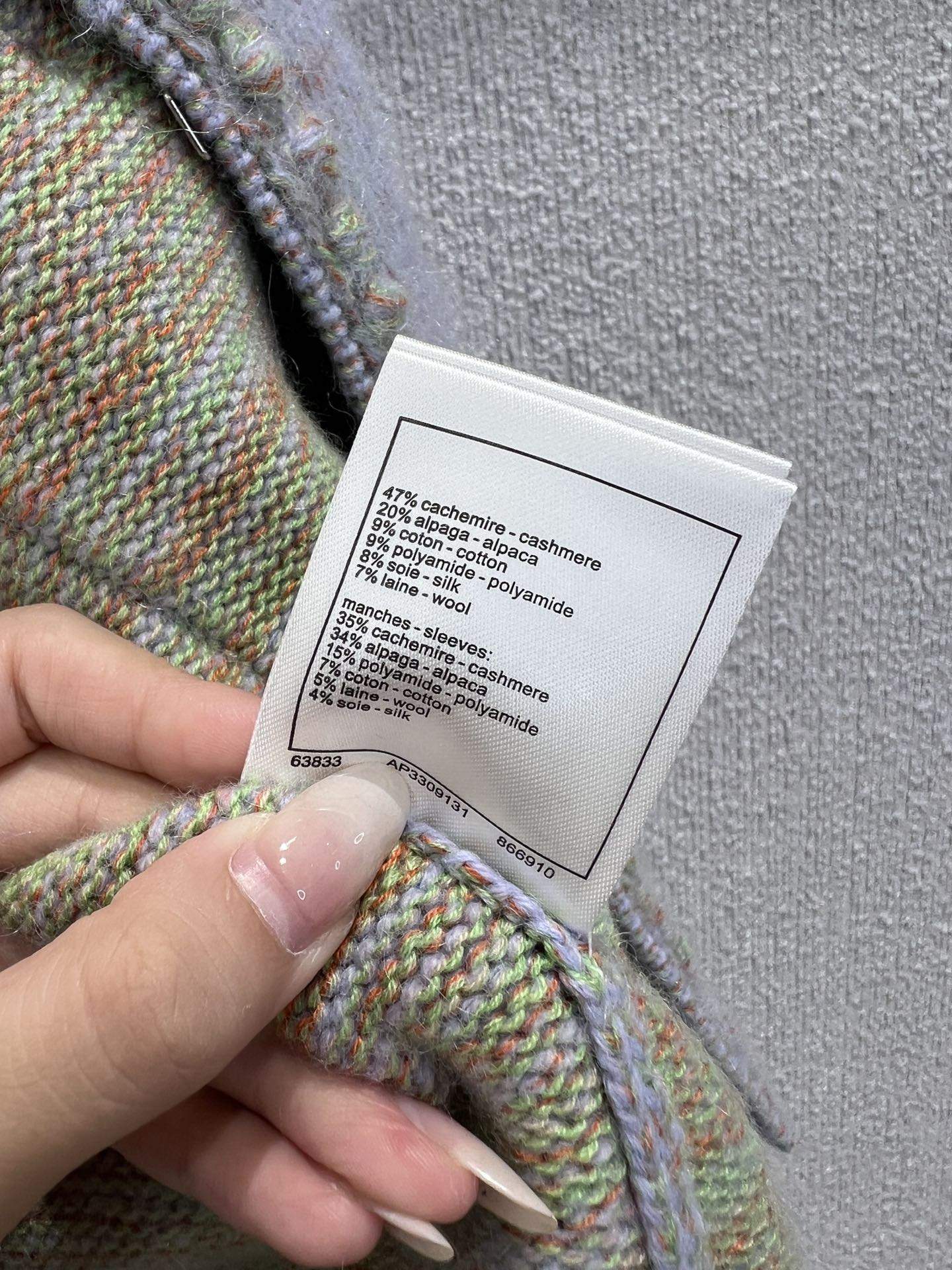 Exact Copy Cashmere And Alpaca Replica Jacket - Image 9