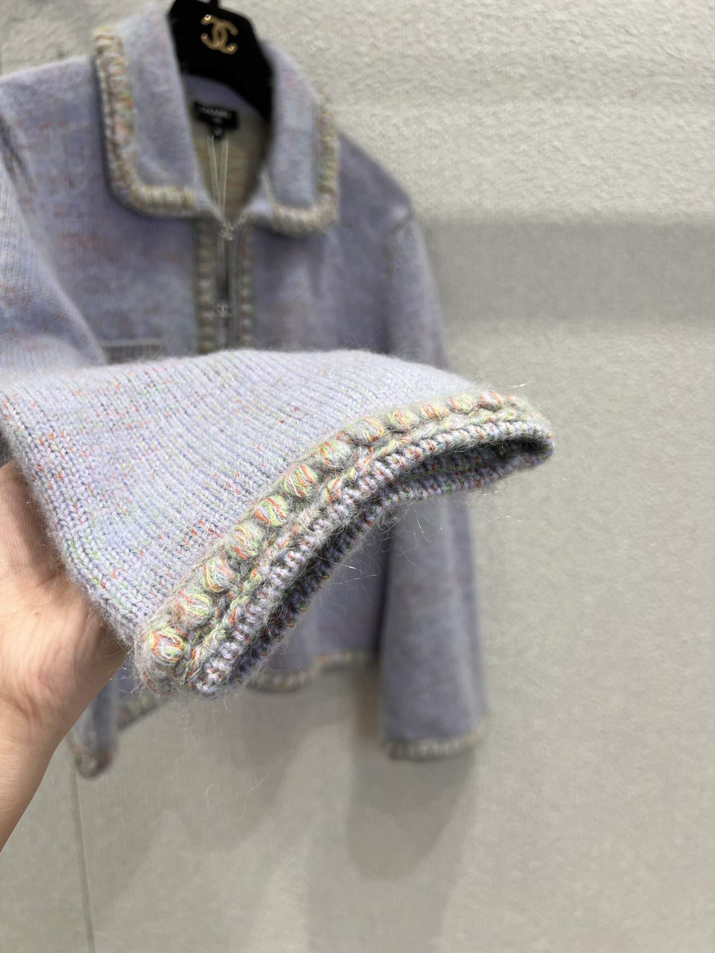 Exact Copy Cashmere And Alpaca Replica Jacket - Image 8