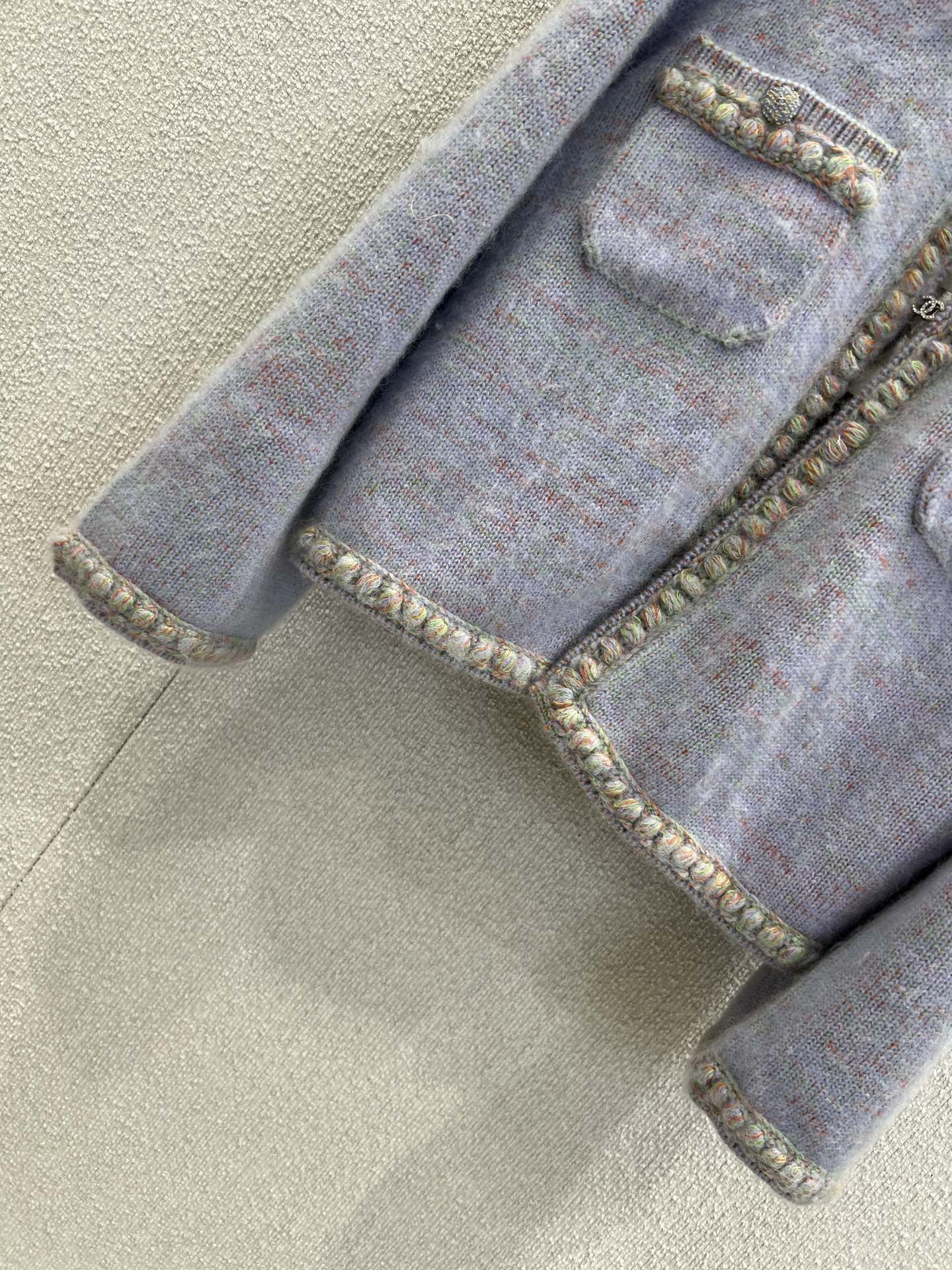 Exact Copy Cashmere And Alpaca Replica Jacket - Image 5