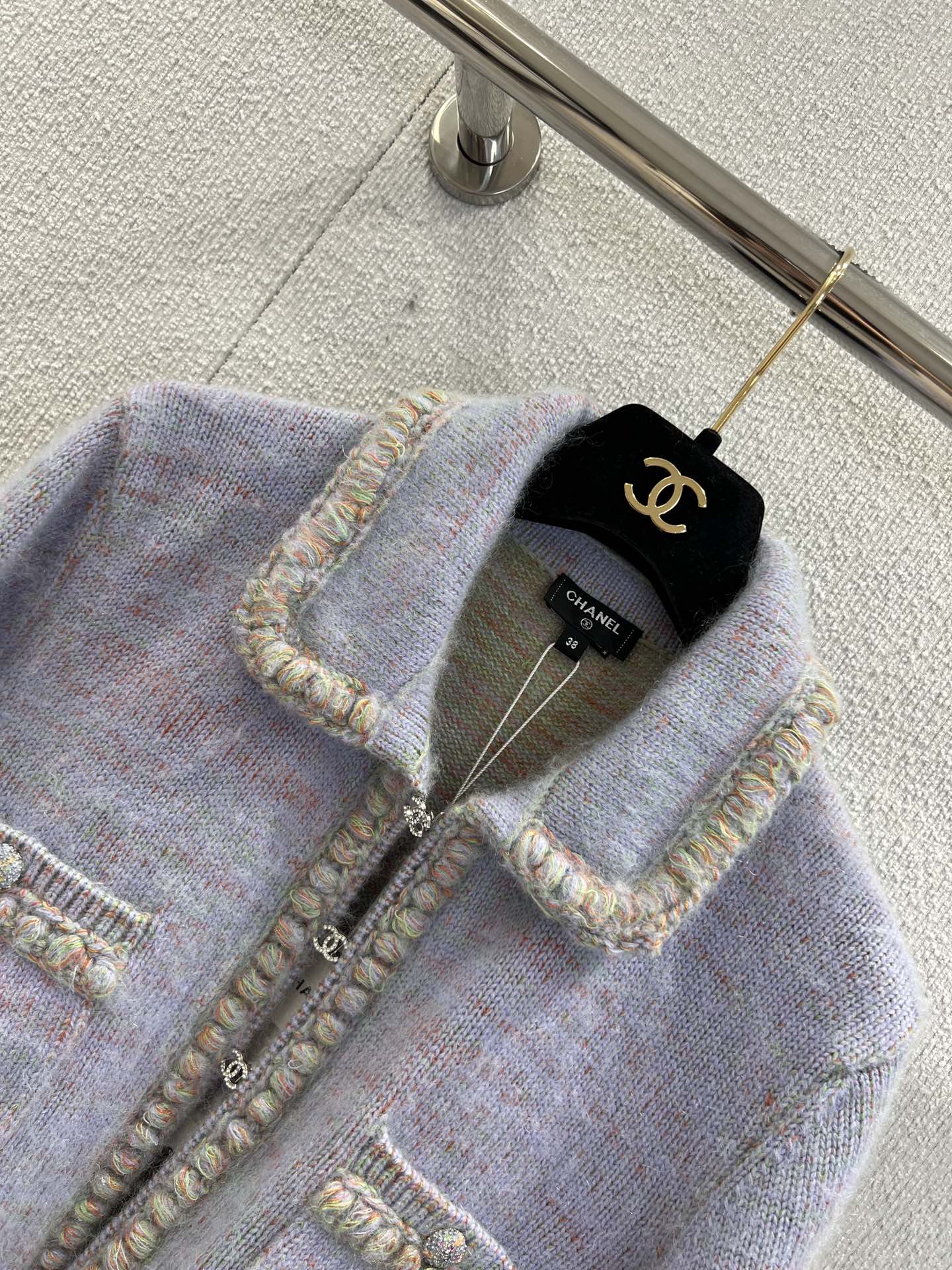 Exact Copy Cashmere And Alpaca Replica Jacket - Image 4