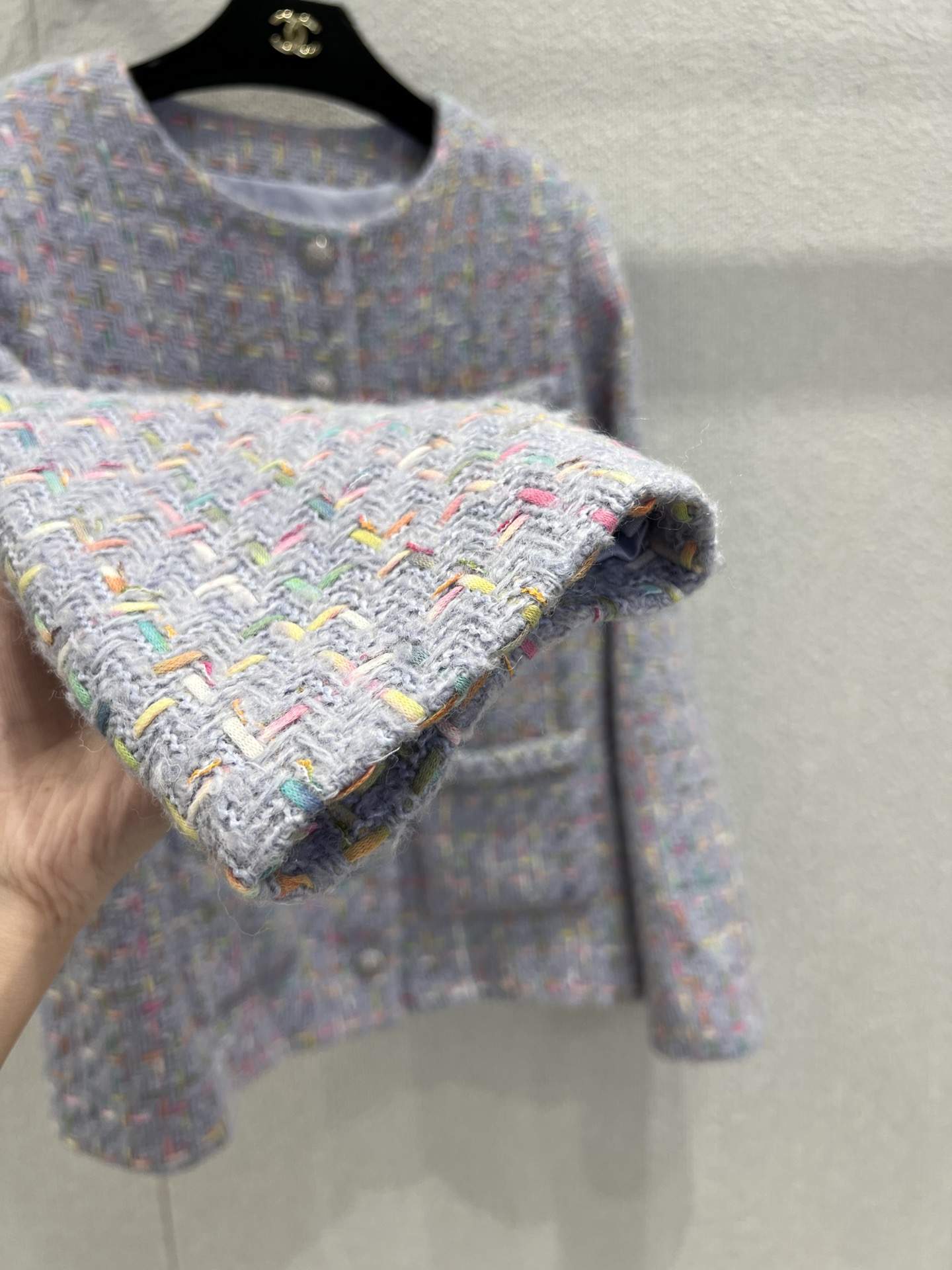 Top Grade Wool Tweed Replica Jacket - Image 8