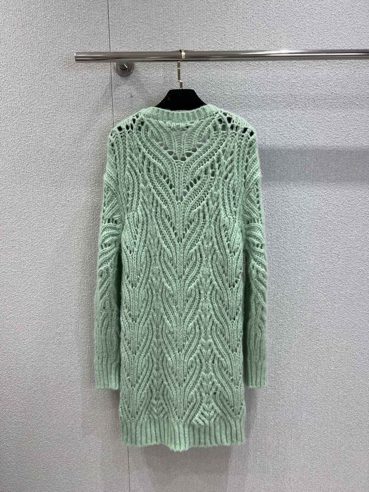 Mirror Quality Mohair And Wool Short Dress - Image 2