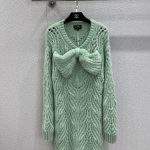 Mirror Quality Mohair And Wool Short Dress