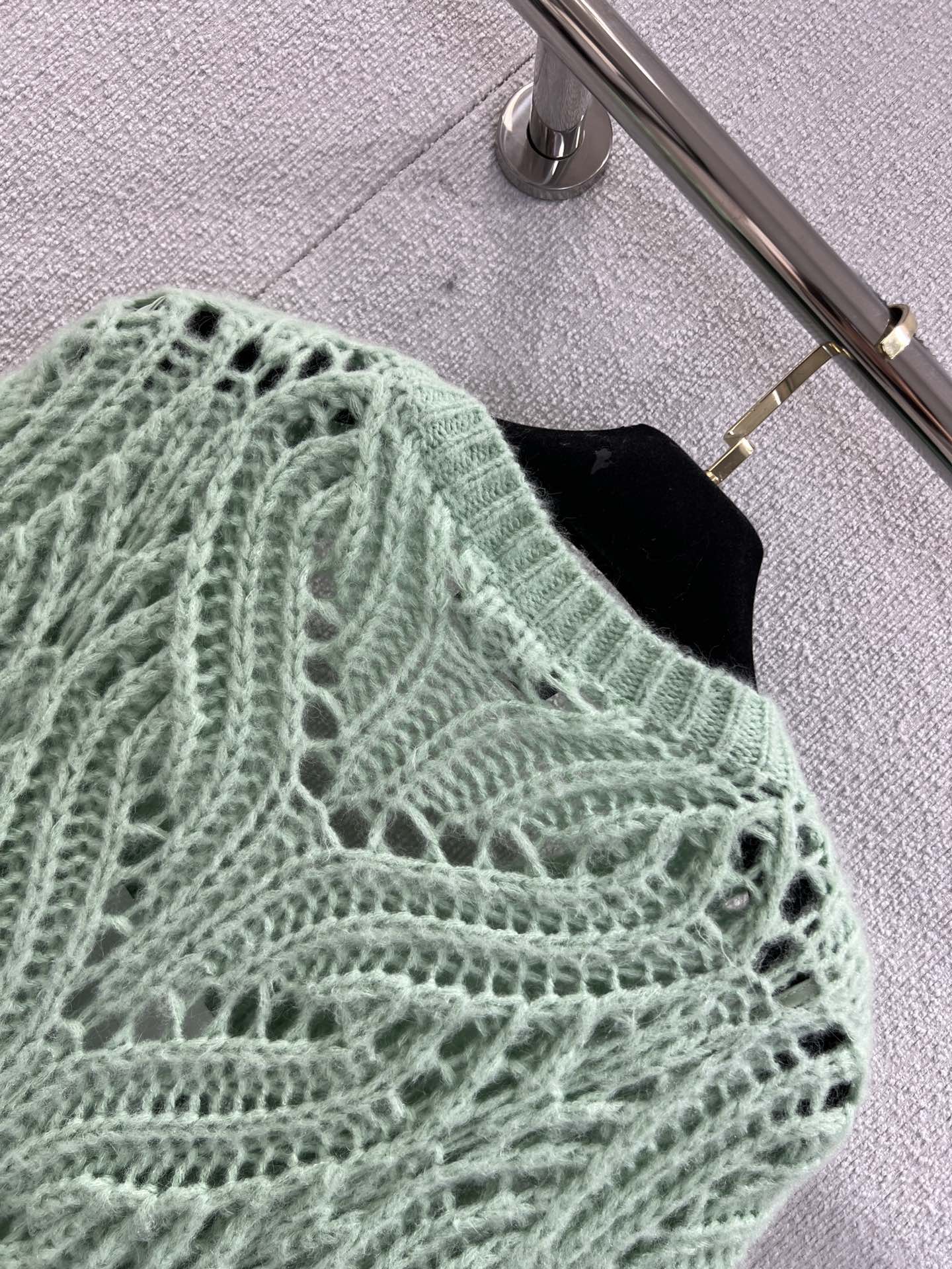 Mirror Quality Mohair And Wool Short Dress - Image 4