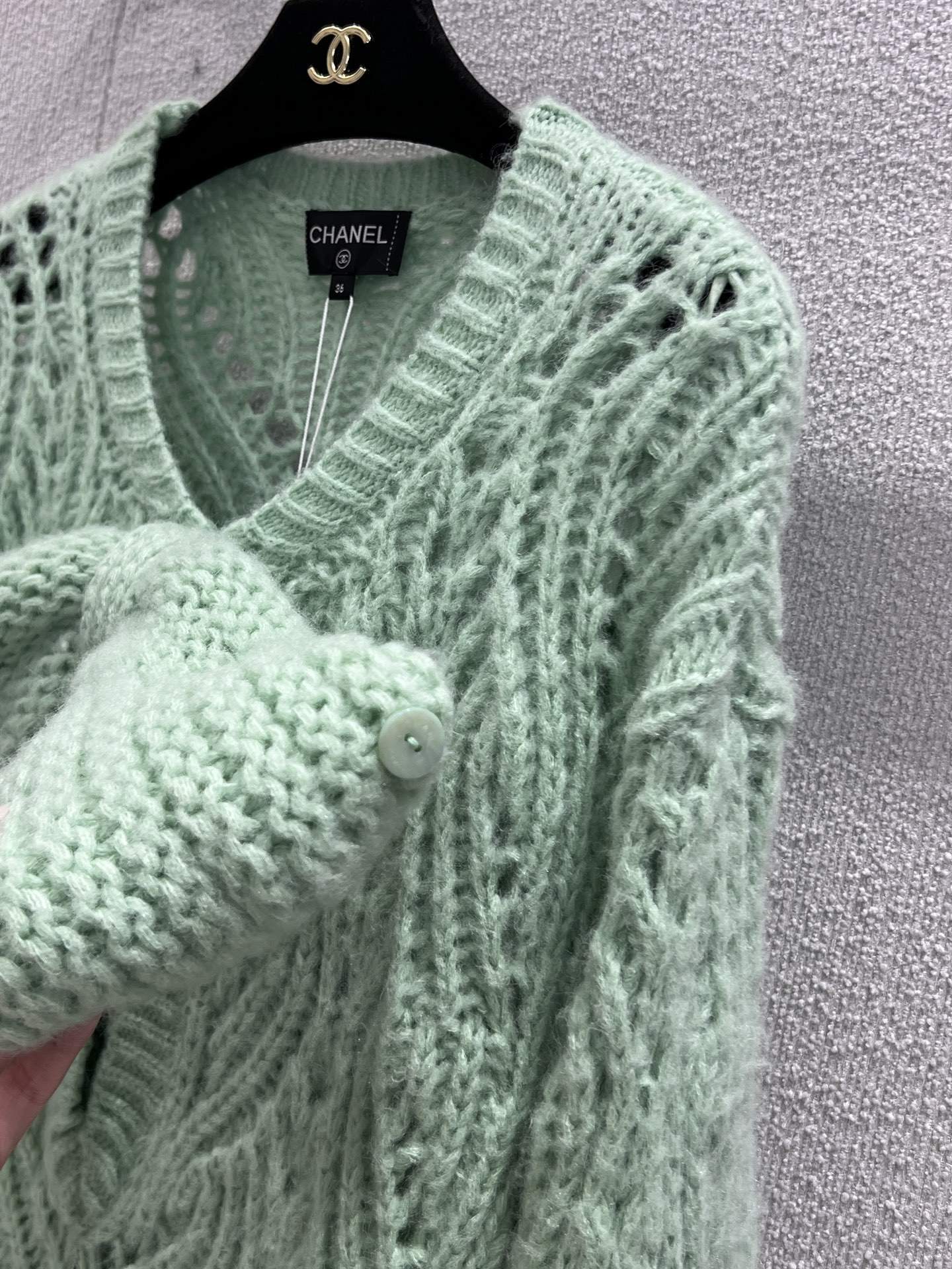 Mirror Quality Mohair And Wool Short Dress - Image 6