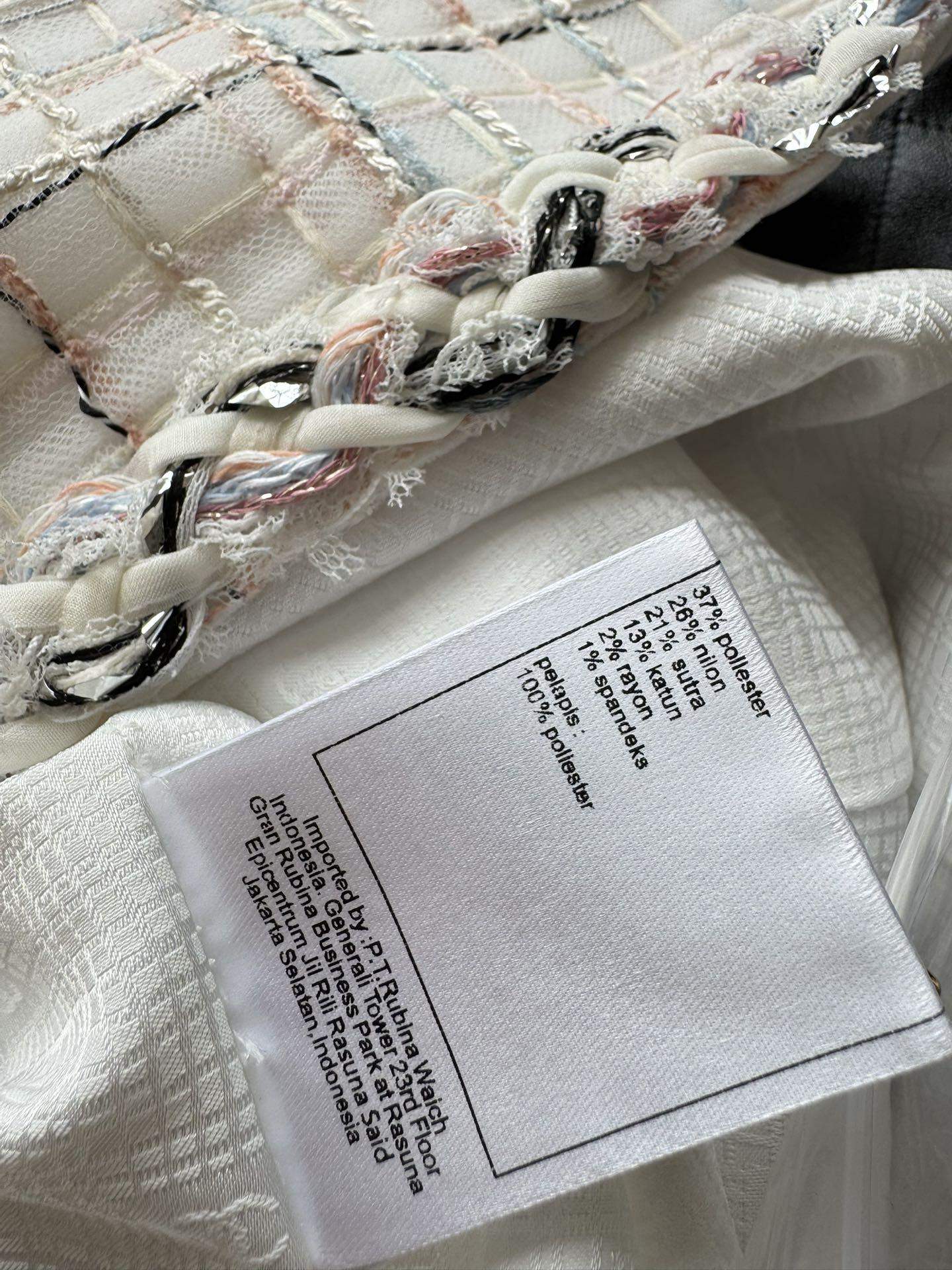 Exact Copy Multicolor Tweed Replica Dress - Image 9