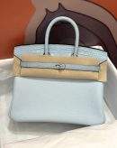 Premium Hermes Birkin Touch 25 cm Replica Bag In Togo Leather With Silver-Tone Metal