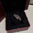 Luxury Replica Cartier Juste Un Clou Bracelet, Double, Half-Paved - Rose Gold