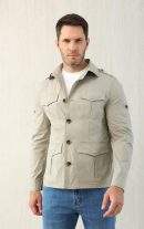 Luxury Replica Brunello Cucinelli Lightweight Techno Cotton Poplin Unlined Safari Jacket