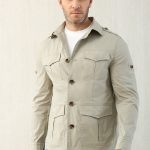 Luxury Replica Brunello Cucinelli Lightweight Techno Cotton Poplin Unlined Safari Jacket - Beige