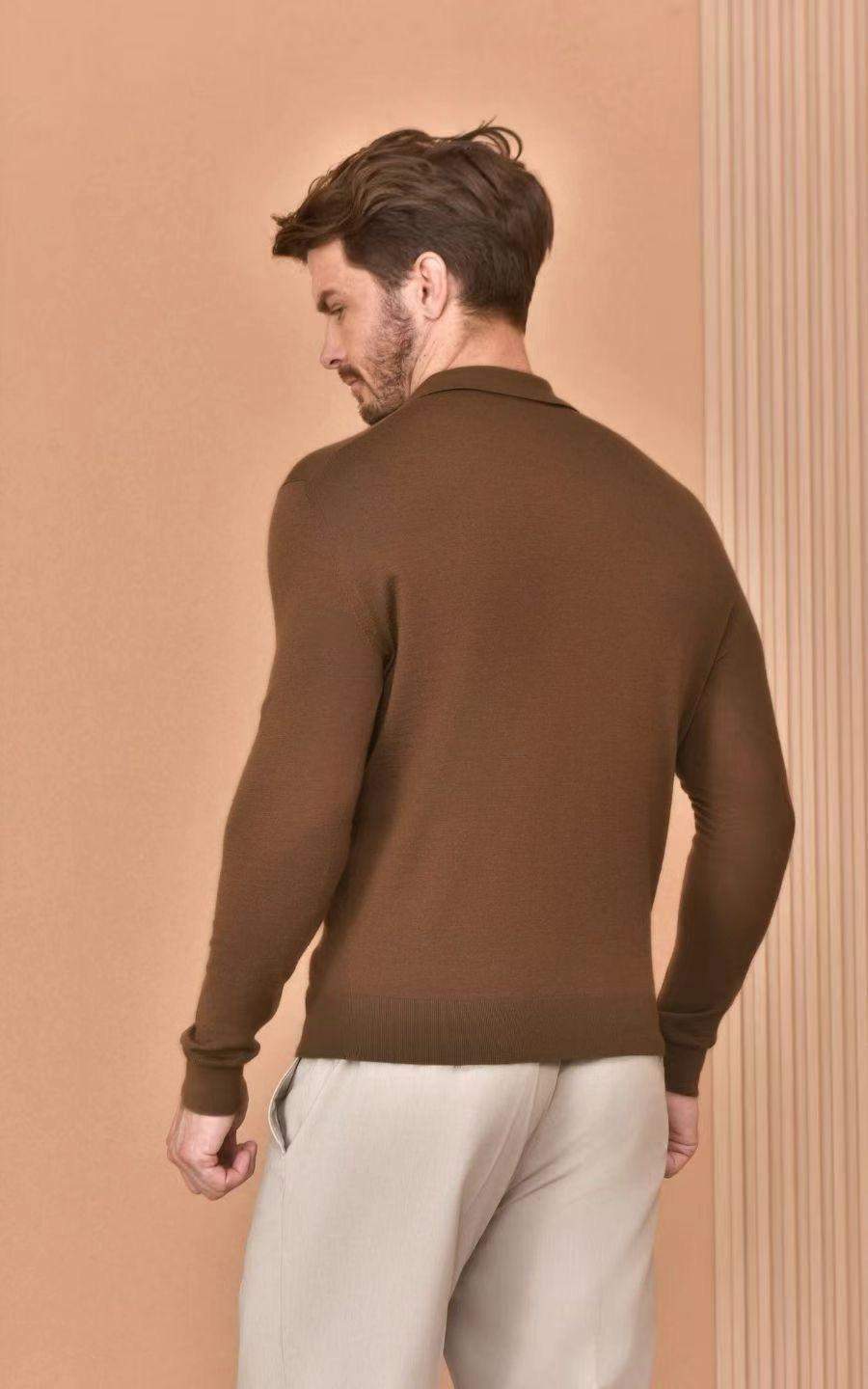 Top Grade Loro Piana Buttonless Replica Polo-shirt - Image 2