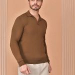 Top Grade Loro Piana Buttonless Replica Polo-shirt - Brown