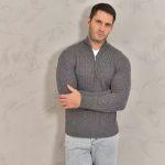 Exclusive Loro Piana Treccia Replica Sweater - Gray
