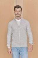 Copy Brunello Cucinelli Cashmere Turtleneck Replica Cardigan With Zipper