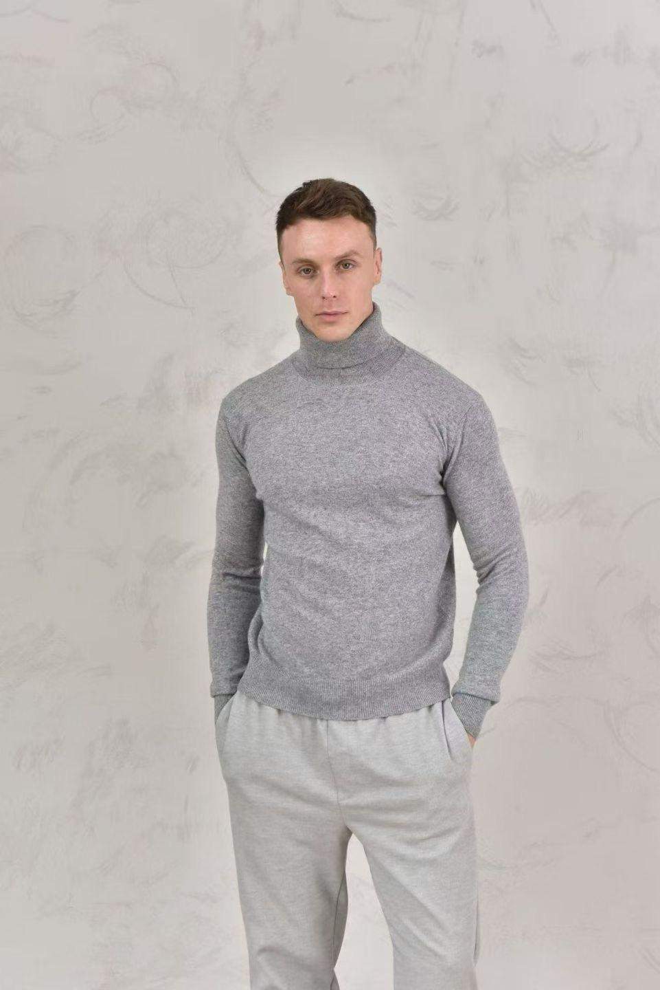 Top Grade Loro Piana Replica Turtleneck - Gray
