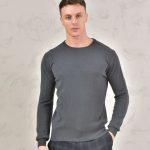 Luxury Replica Loro Piana Classic Crewneck - Dark Gray