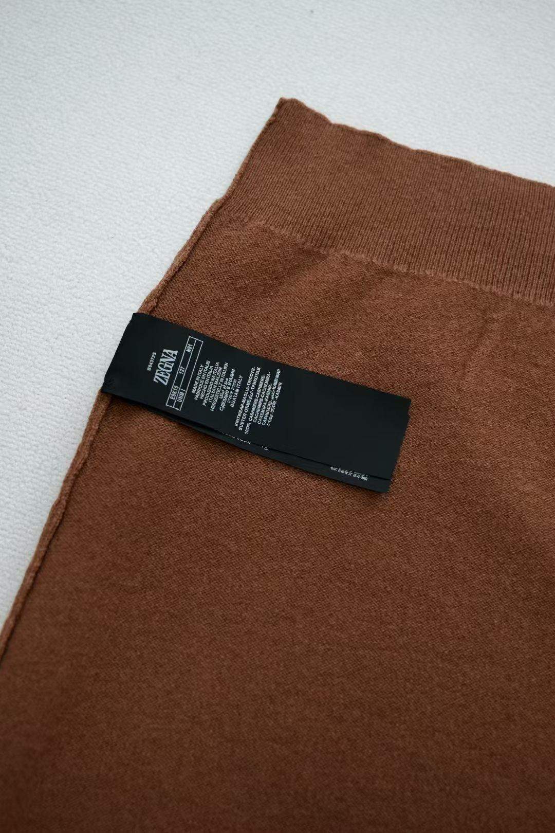 Copy Ermenegildo Zegna Oasi Cashmere Zip Mock Neck Replica Sweater - Image 12