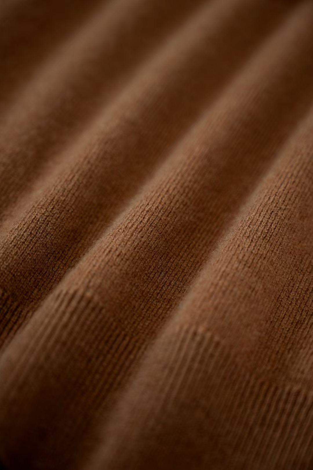 Copy Ermenegildo Zegna Oasi Cashmere Zip Mock Neck Replica Sweater - Image 11