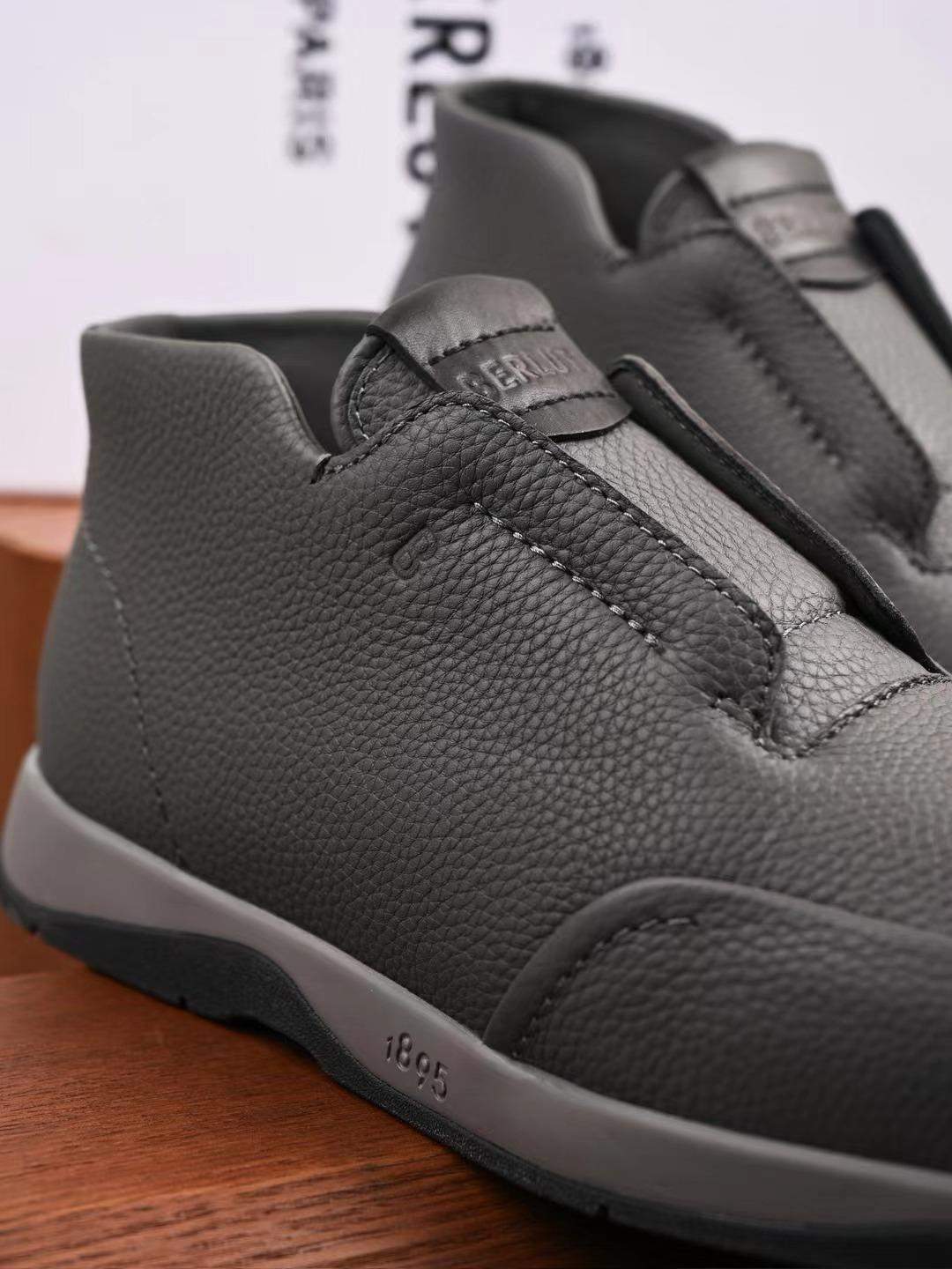 Copy Berluti Echappee Soft Grained Calf Leather Replica Slip-On - Image 5