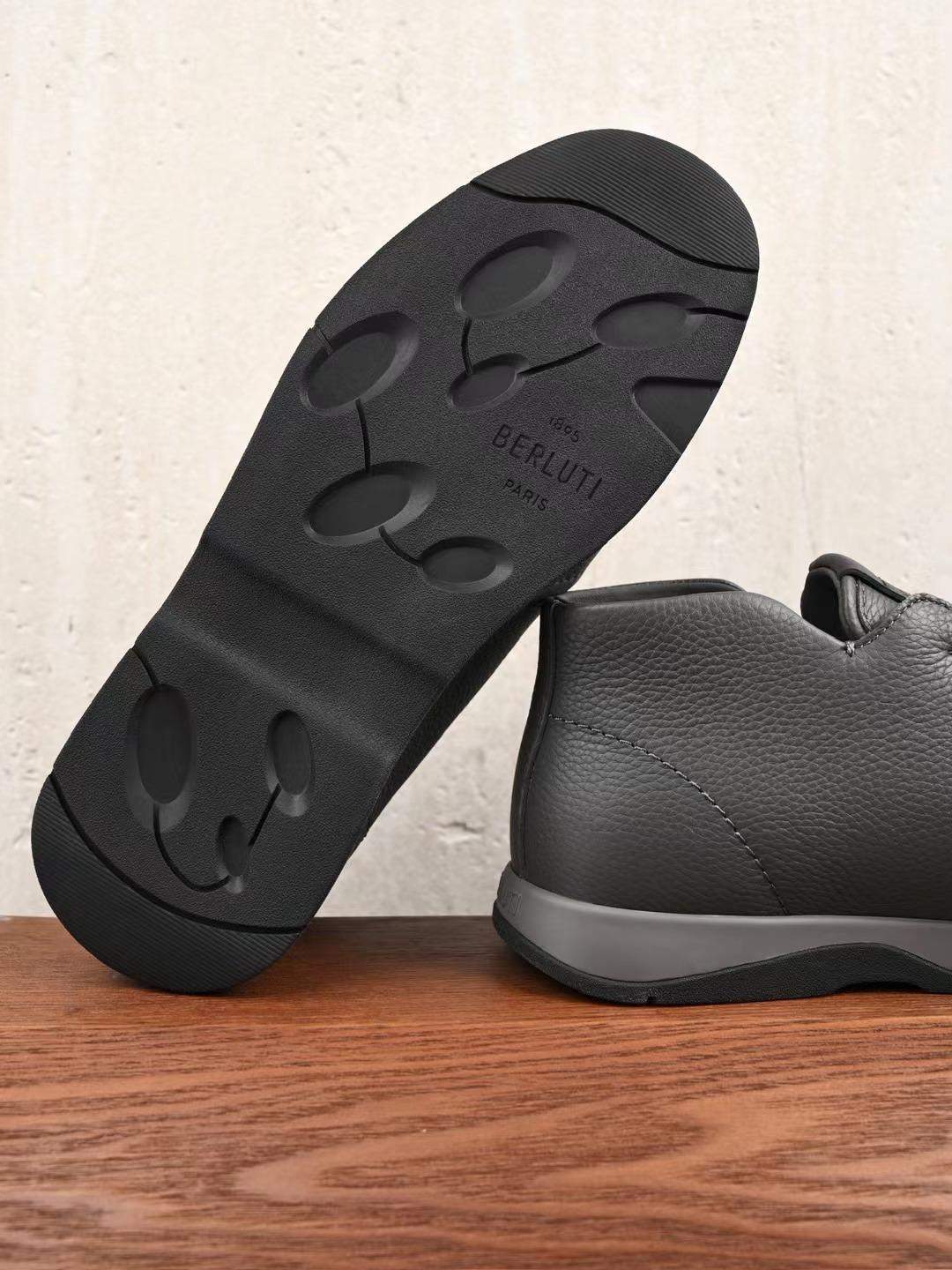 Copy Berluti Echappee Soft Grained Calf Leather Replica Slip-On - Image 6