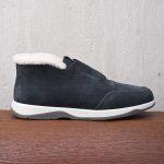 Top Grade Berluti Echappee Suede Replica Slip On - Dark Gray