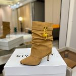 Deluxe Givenchy Shark Lock Stiletto Replica Ankle Boots In Suede
