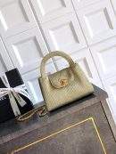High Quality Raffia Replica Top-Handle Tote Bag