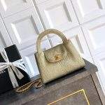 High Quality Raffia Replica Top-Handle Tote Bag