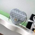 Luxury Replica Lambskin Heart Bag - Light Blue